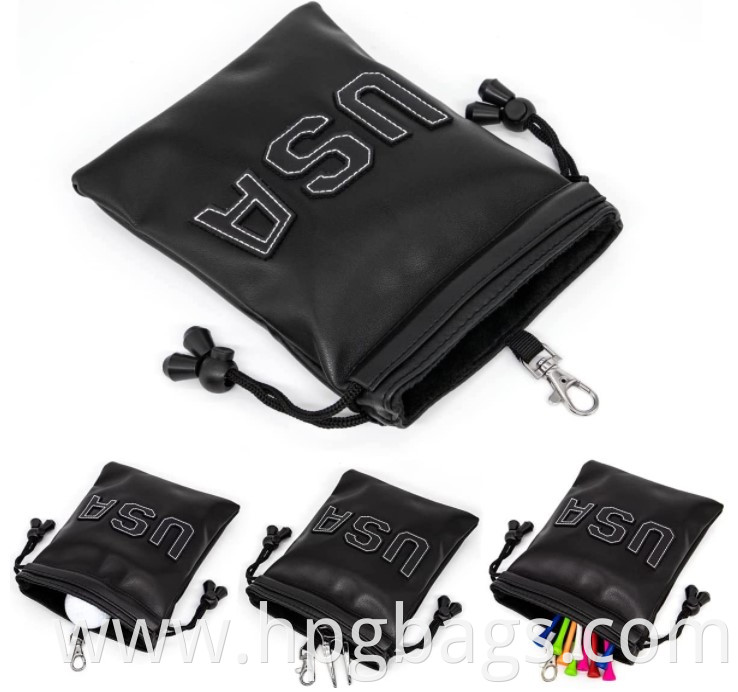 Soft Pu Leather Drawstring Pouch